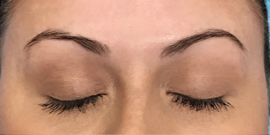 Before Microblaing- Brows By Bodine, DFW