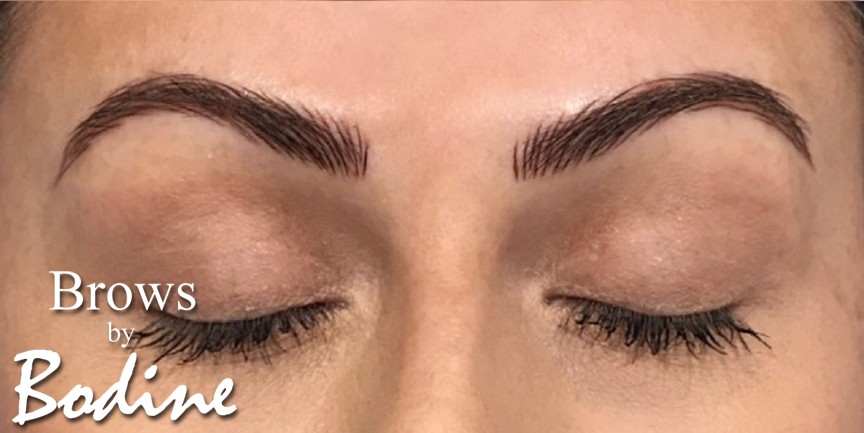 After Microblaing- Brows By Bodine, Highland Park