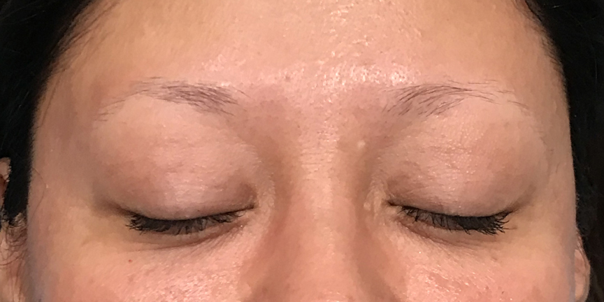 Before Microblaing- Brows By Bodine, Plano