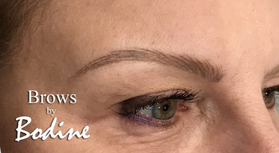 healed microbladed brows